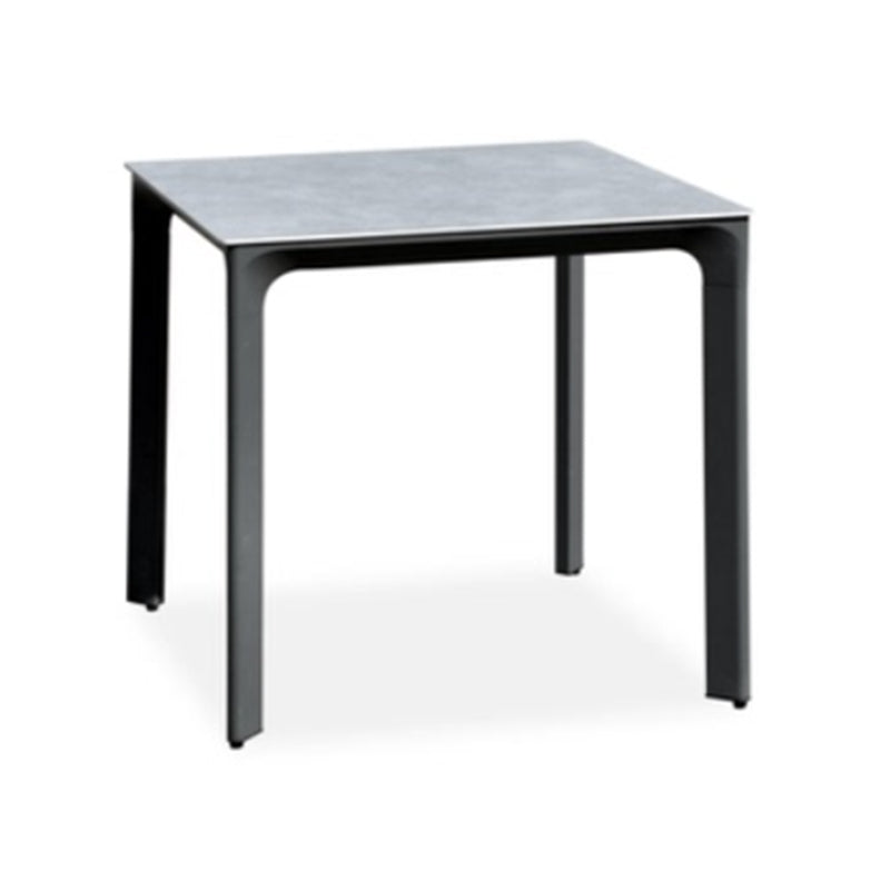 Boho Stone Top Dining Set 1/2/5 Pcs Metal Table with Chairs for Outdoor