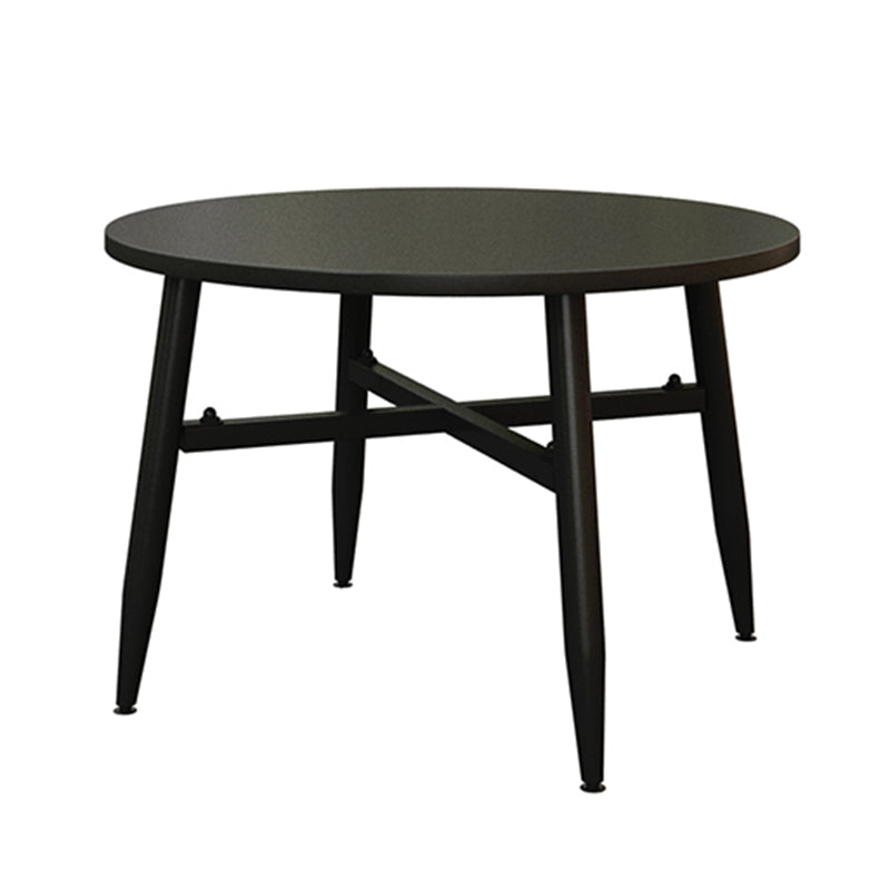 Boho Black Dining Set 1/2/3/4/5 Pieces Round Patio Dining Table Set