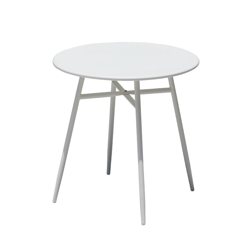 White Round Patio Dining Sets Boho 1/2/3/5/7 Pieces Dining Table Set