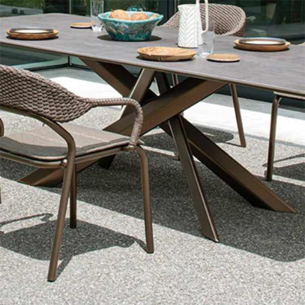 Boho 1/5 Pieces Patio Dining Table Set Rectangular Dining Set