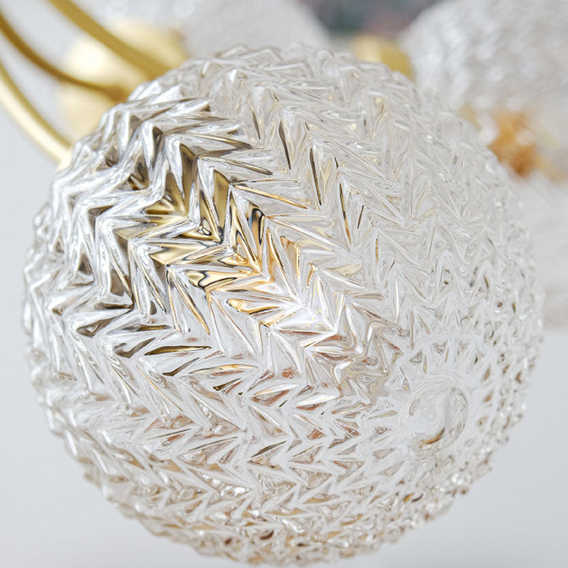 American Style Ceiling Light Ball Shape Shade Ceiling Lamp for Bedroom
