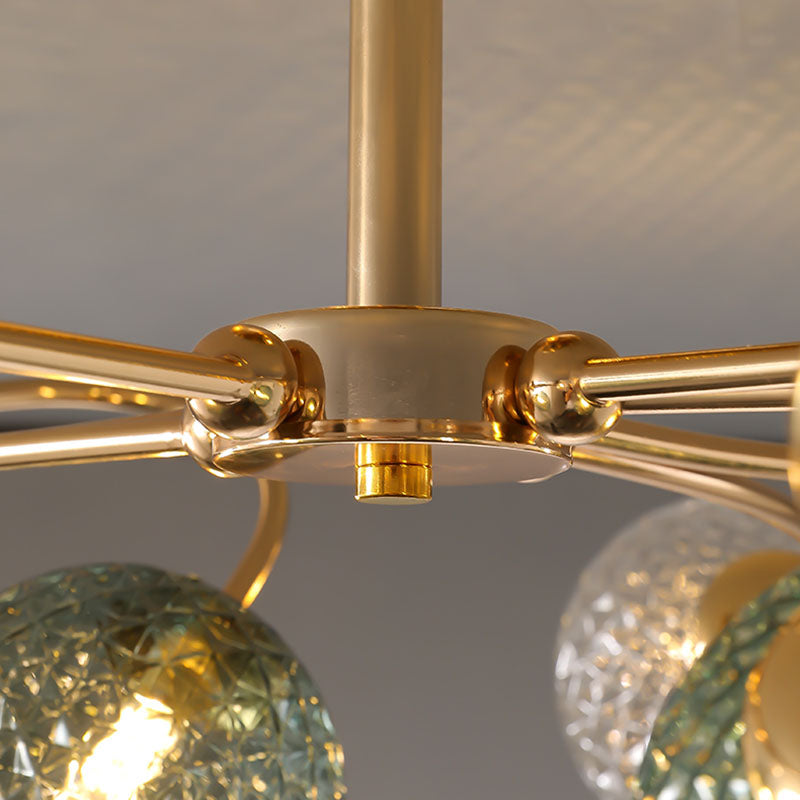 Nordic Style Ceiling Light Colorful Ball Shape Shade Ceiling Lamp for Living Room