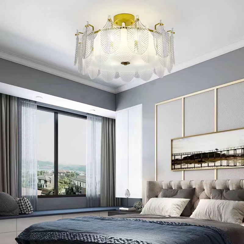 Modern Simple Iron Ceiling Light Cylinder Shape Ceiling Lamp for Bedroom