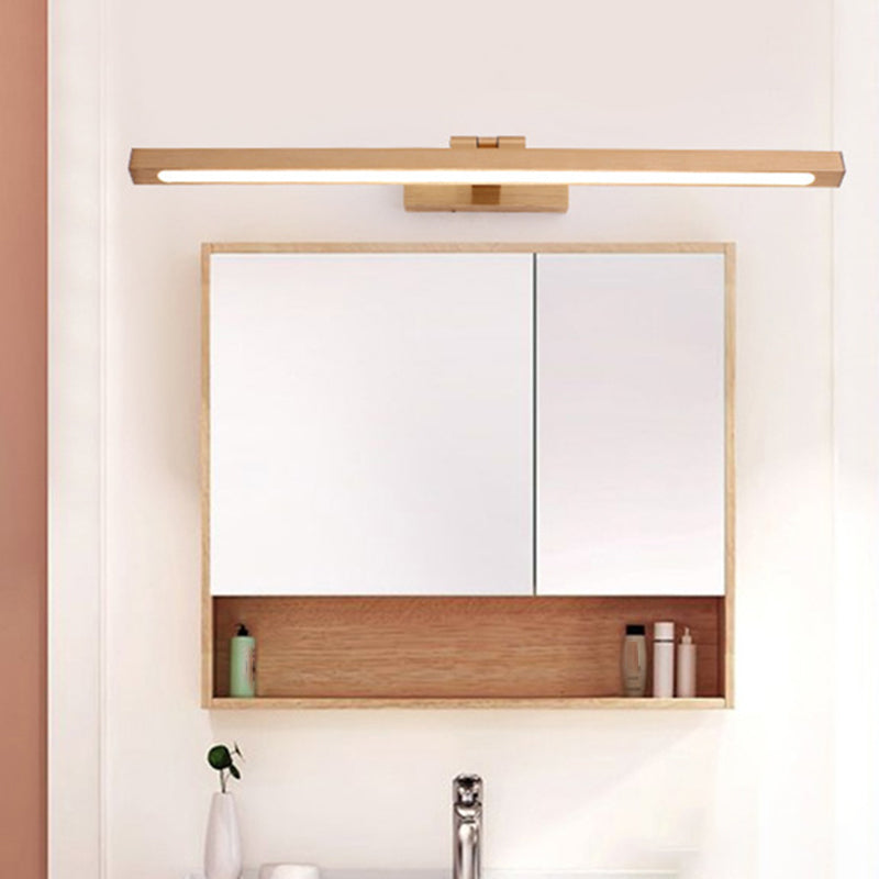 Modern Linear Vanity Wall Light Fixtures Metal 1 Light Vanity Lighting