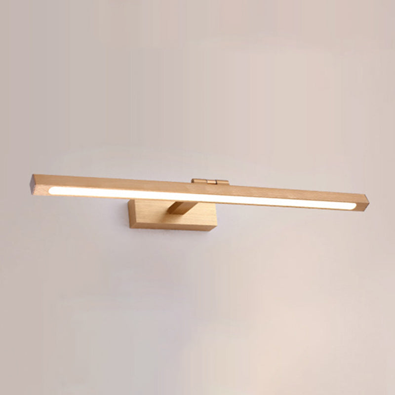 Modern Linear Vanity Wall Light Fixtures Metal 1 Light Vanity Lighting