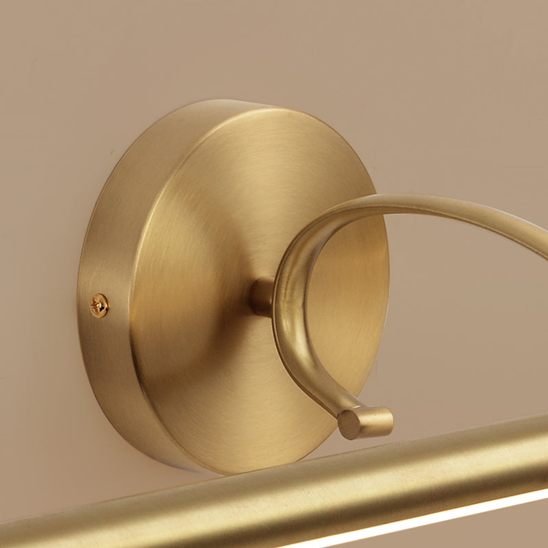 Adjustable LED Mirror Front Light 1-Light Vanity Light with Acrylic Shade for Bathroom