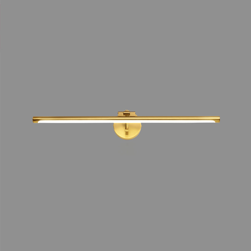 Adjustable LED Mirror Front Light 1-Light Vanity Light with Acrylic Shade for Bathroom