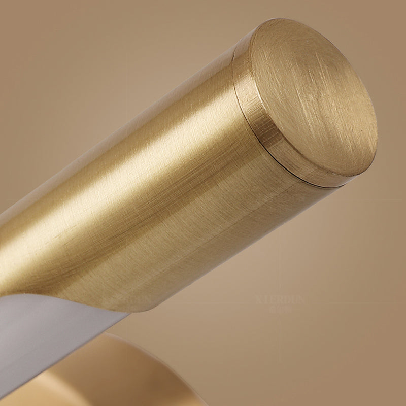 Adjustable LED Mirror Front Light 1-Light Vanity Light with Acrylic Shade for Bathroom