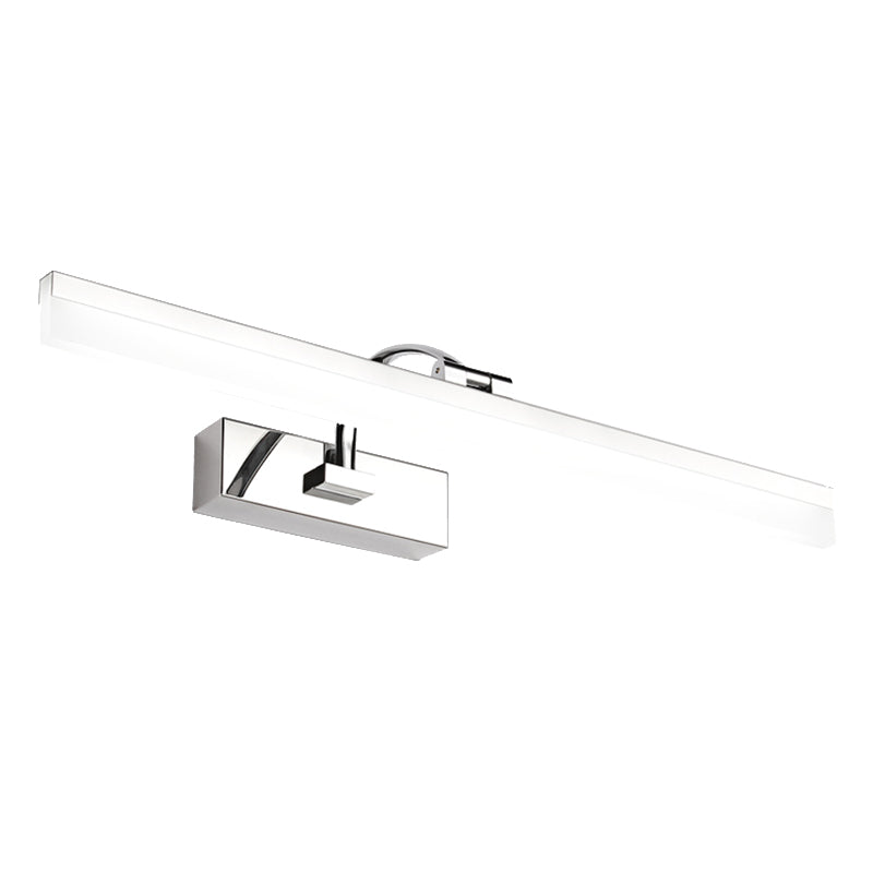 Modern Mirror Front Light LED Vanity Light with Acrylic Shade for Bathroom