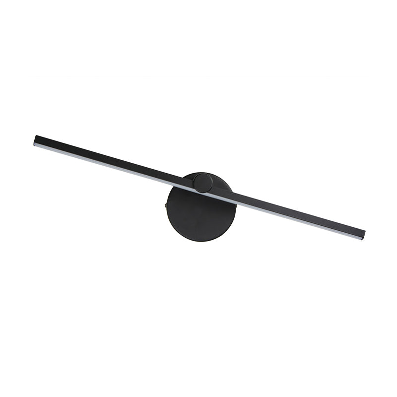 Linear Shape Vanity Lamp Modern Style Metal 1 Light Bath Light for Bathroom