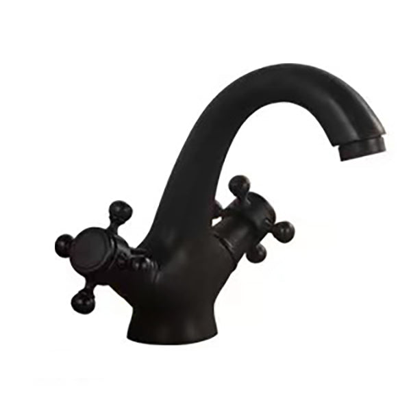 Glam Centerset Faucet 1 Hole Sink Faucet with 2 Cross Handles