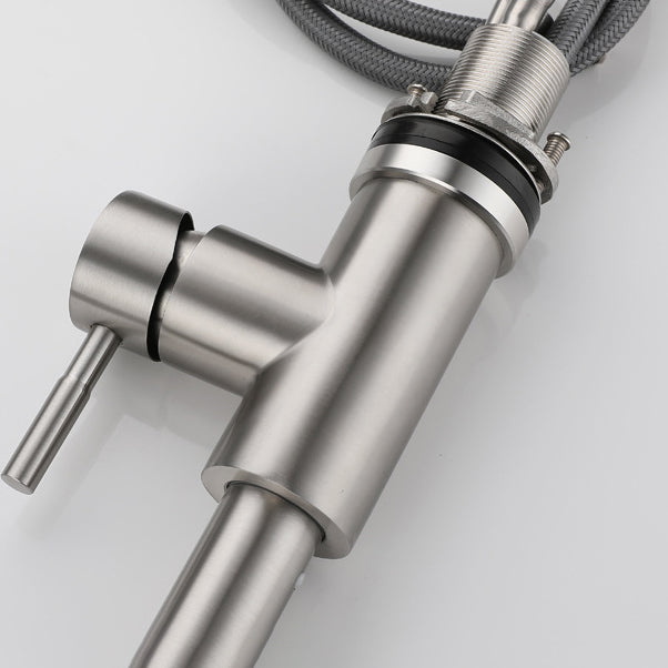 Modern Touch Sensor Kitchen Faucet Stainless Steel Swivel Spout with Pull down Sprayer