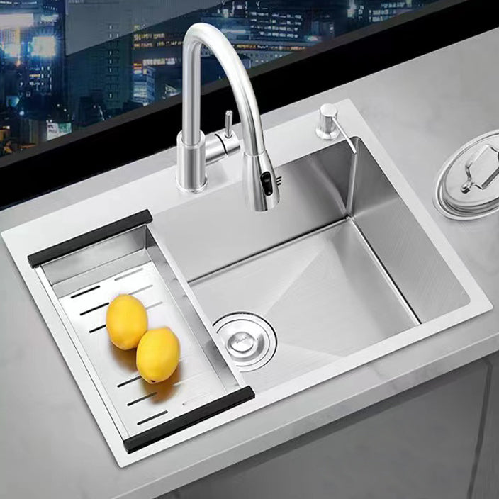 Modern Single Bowl Kitchen Sink Stainless Steel Kitchen Sink with Rectangle Shape