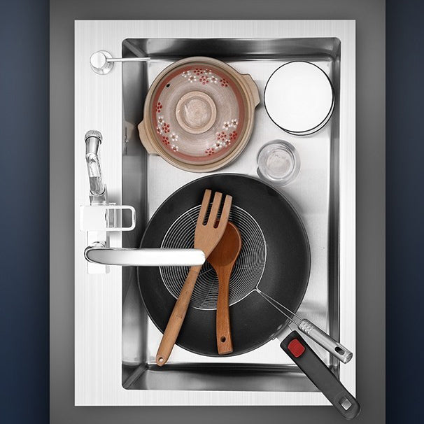 Modern Single Bowl Kitchen Sink Stainless Steel Kitchen Sink with Rectangle Shape