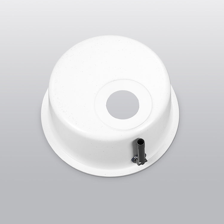 Single Bowl Kitchen Sink Modern Quartz Kitchen Sink with Round Shape