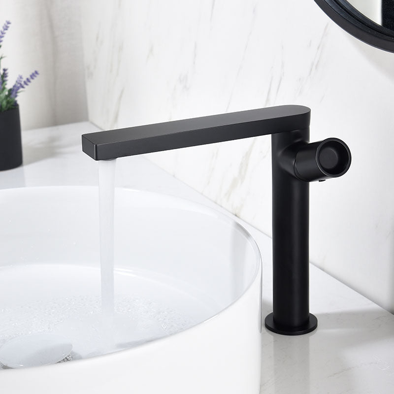 Modern Brass Bathroom Faucet Knob Handles Deck-mount Fixed Faucet