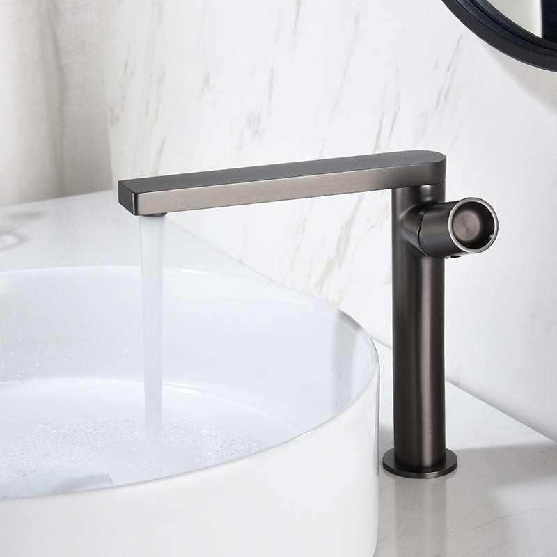 Modern Brass Bathroom Faucet Knob Handles Deck-mount Fixed Faucet