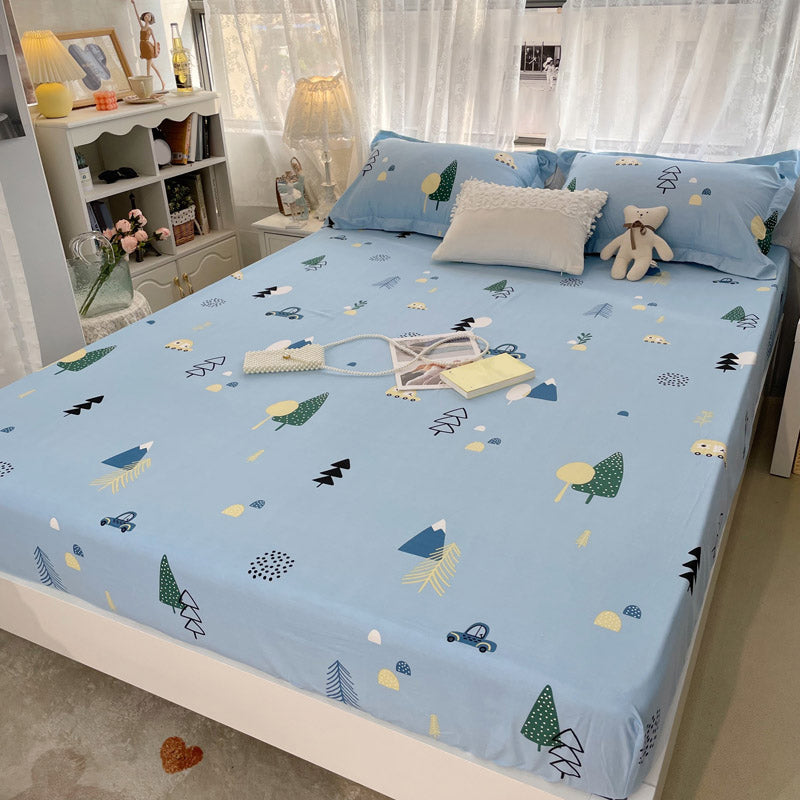 100 Cotton Bed Sheet Set Soft & Smooth Printed Bed Sheet Set