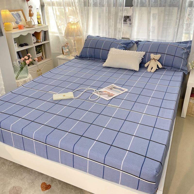 100 Cotton Bed Sheet Set Soft & Smooth Printed Bed Sheet Set