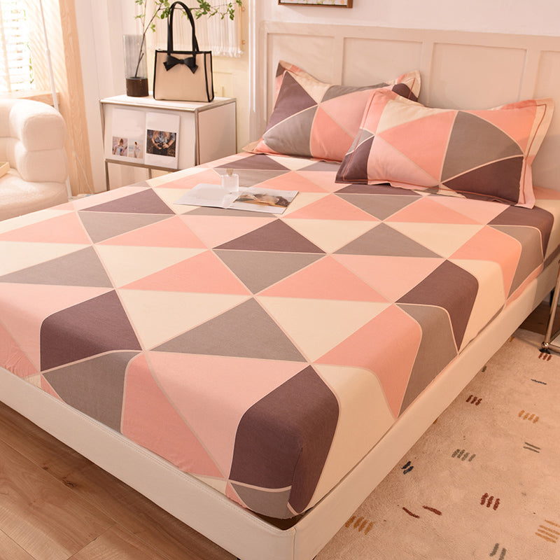 100 Cotton Bed Sheet Set Soft & Smooth Printed Bed Sheet Set