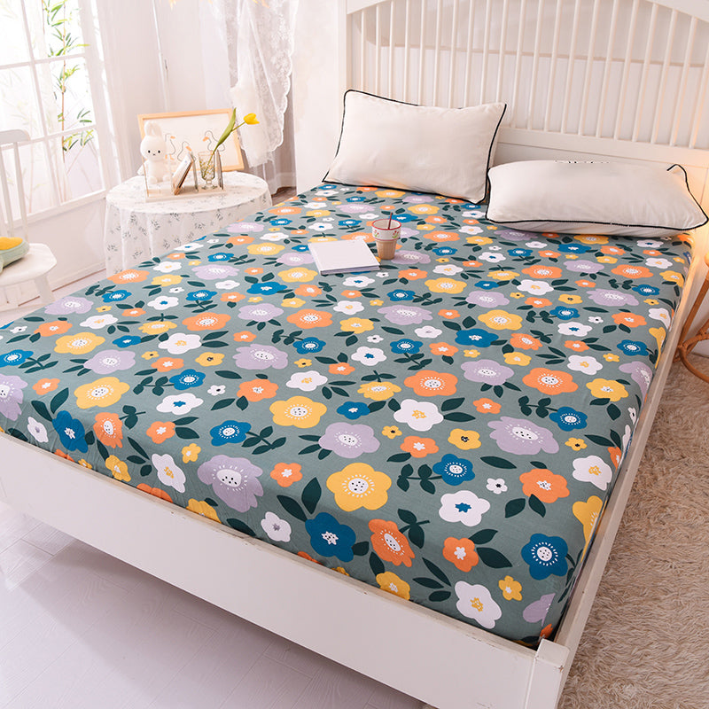 100 Cotton Bed Sheet Set Soft & Smooth Printed Bed Sheet Set