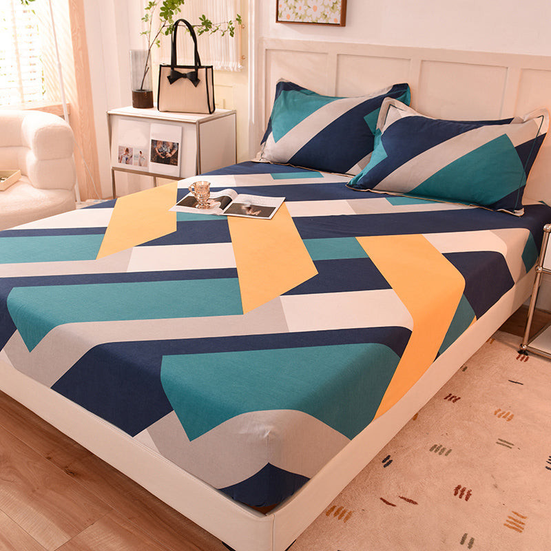 100 Cotton Bed Sheet Set Soft & Smooth Printed Bed Sheet Set