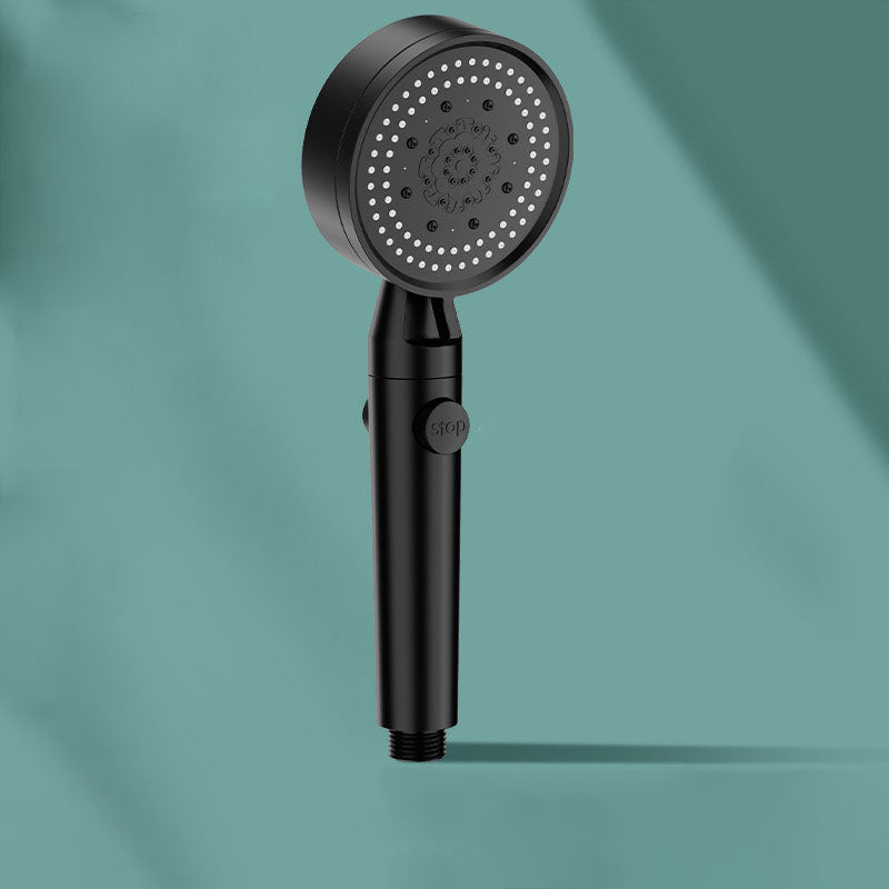 5 Setting Patterns Showerhead Plastic Round Handheld Shower Head