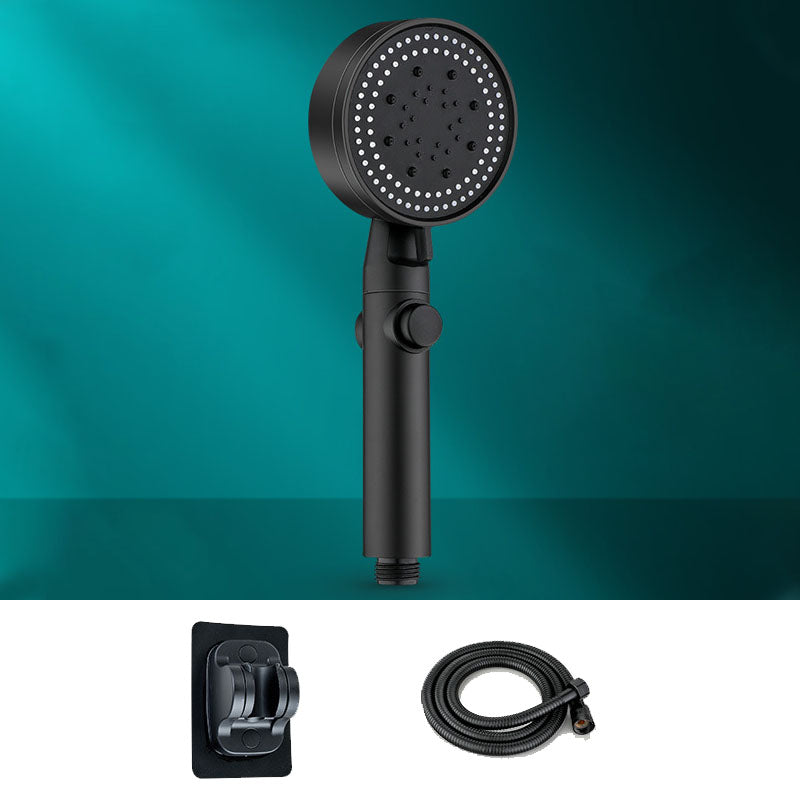 5 Setting Patterns Showerhead Plastic Round Handheld Shower Head