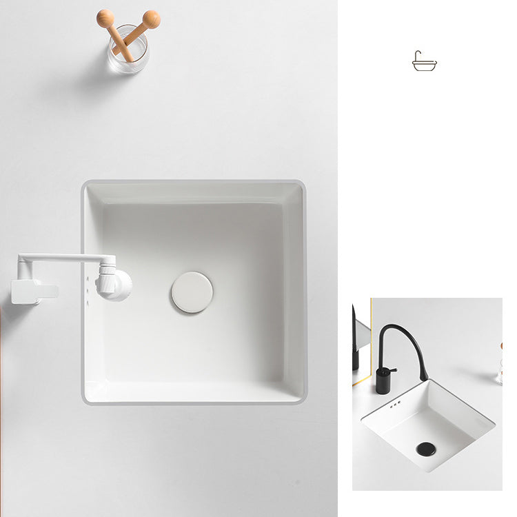 Modern Single Bowl Kitchen Sink Quartz Kitchen Sink with Round Shape