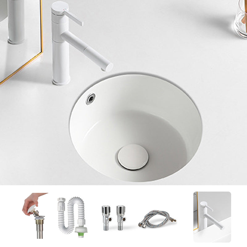 Modern Single Bowl Kitchen Sink Quartz Kitchen Sink with Round Shape