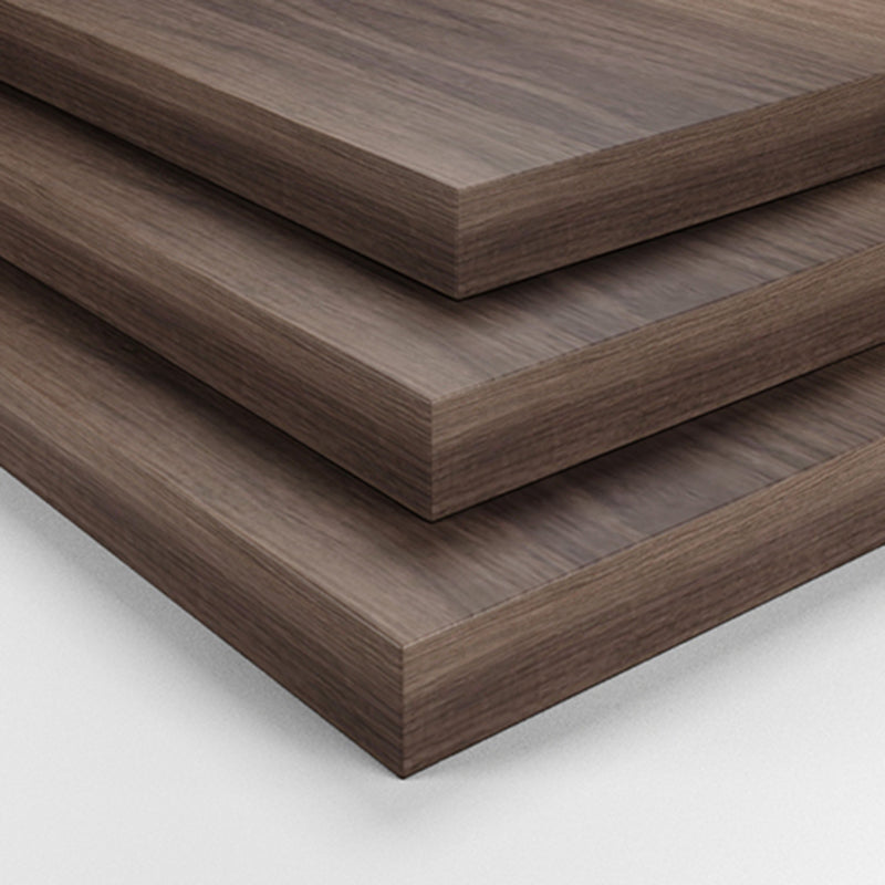 Brown Wood Wardrobe Armoire Modern Freestanding Wardrobe with Self Close Drawers