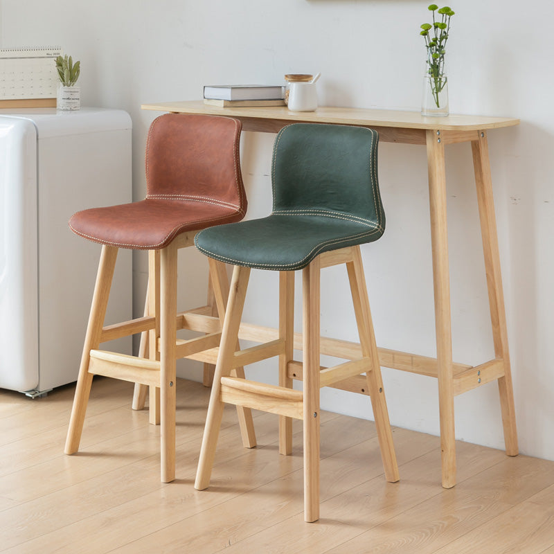 Contemporary Style Rectangle Bar Table Wood Bar Dining Table for Home