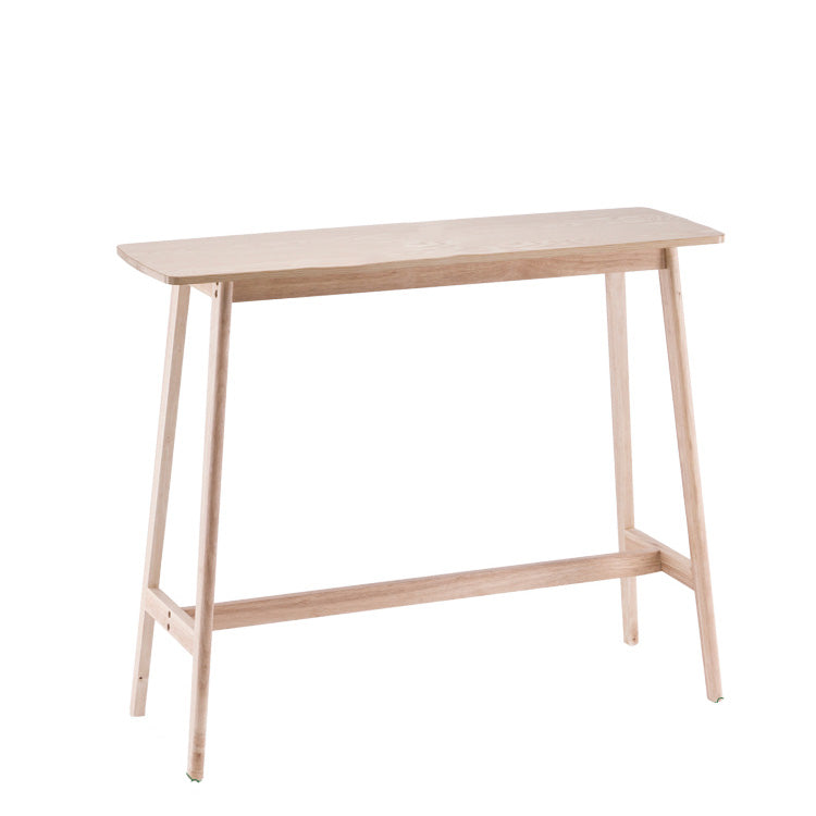 Contemporary Style Rectangle Bar Table Wood Bar Dining Table for Home