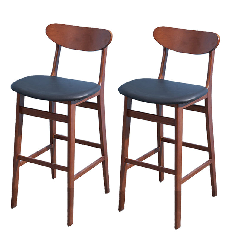 Industrial 1/2/3/5 Pieces Solid Wood Bar Table Set Fixed Counter Set for Home Use