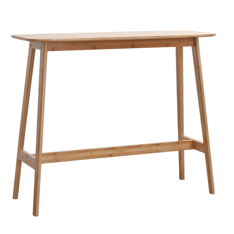 Modern Rectangle Wood Counter Table 1/2/3 Pieces Bar Table Set for Cafe