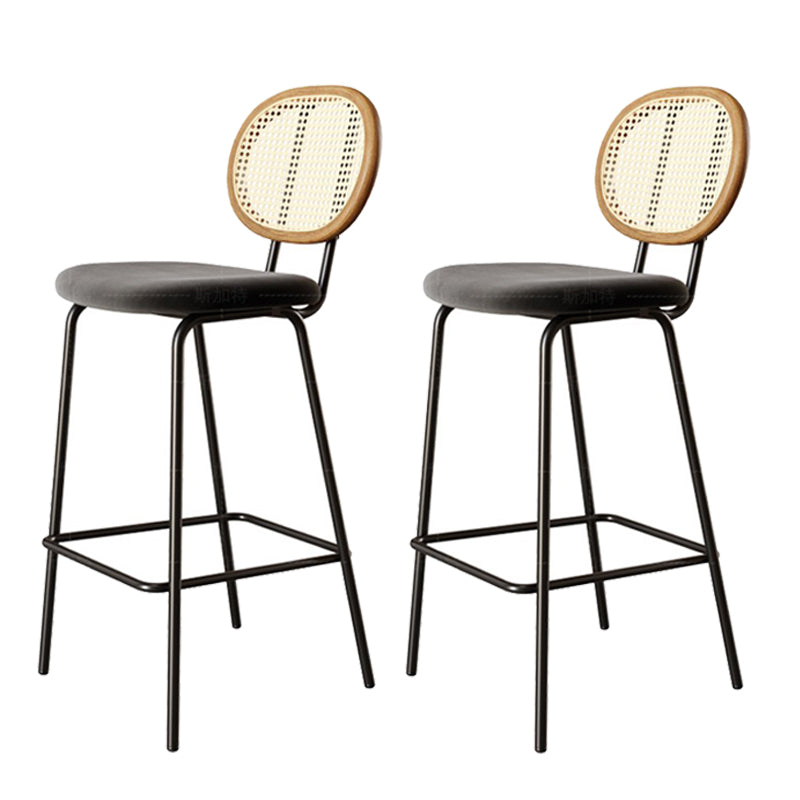 Modern Style Oval Bar Table 1/2/5 Pieces Wood Bar Table Set for Kitchen