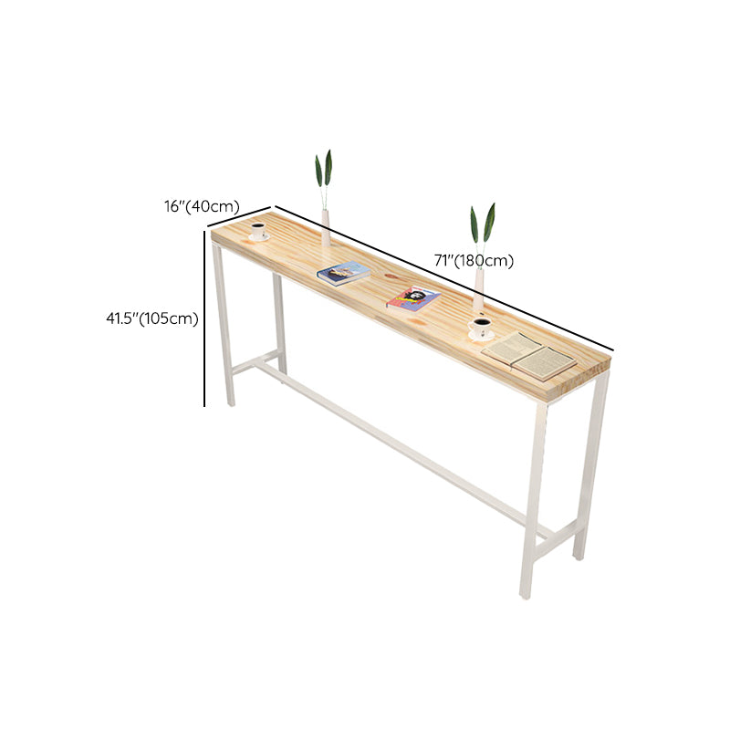Industrial Rectangle Wood Counter Table 1/2/5 Pieces Bar Table Set for Living Room