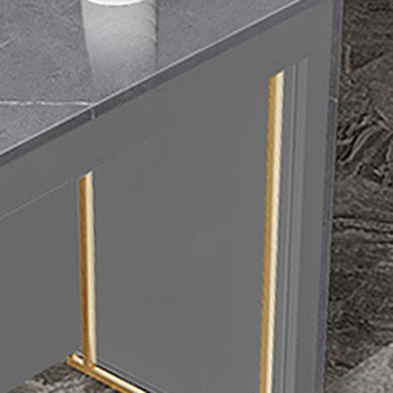 Modern Style Rectangle Bar Table 1/2/3 Pieces Stone Bar Table Set for Home Use