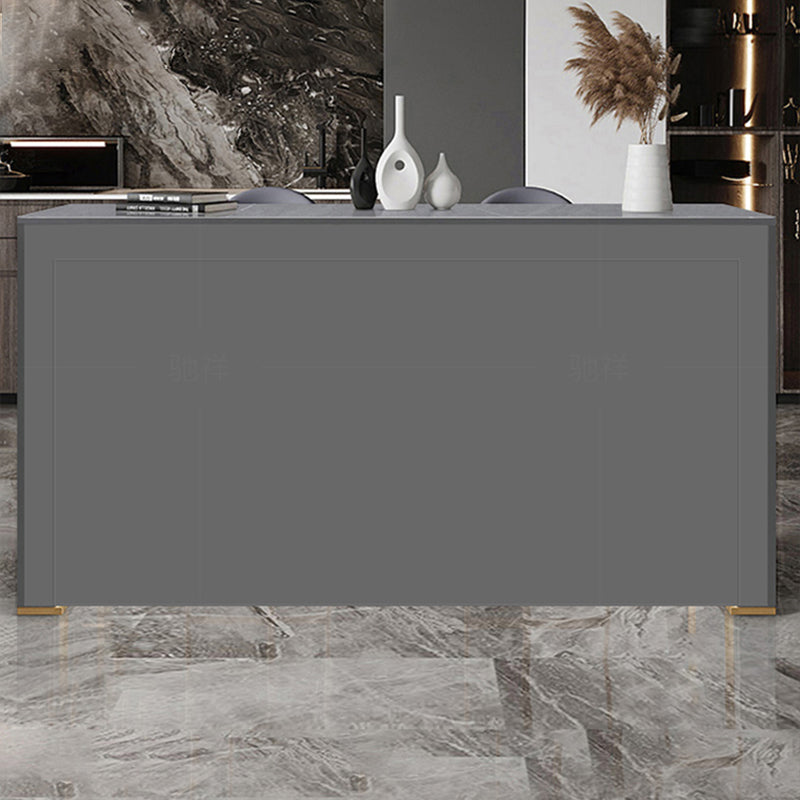 Modern Style Rectangle Bar Table 1/2/3 Pieces Stone Bar Table Set for Home Use