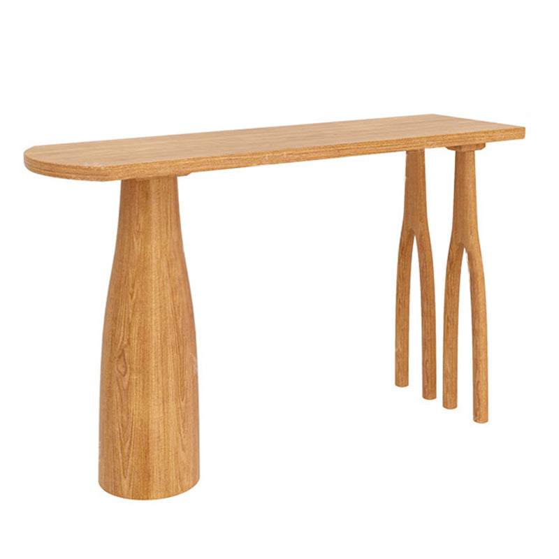 Contemporary Style Wood Bar Table 1/2 Pieces Bar Table Set for Home Use