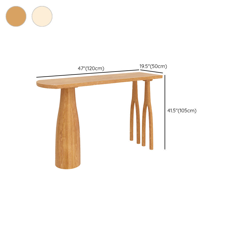 Contemporary Style Wood Bar Table 1/2 Pieces Bar Table Set for Home Use