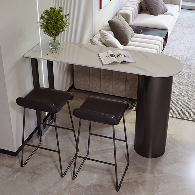 Modern Stone Counter Table 1/2/3 Pieces Bar Table Set for Living Room