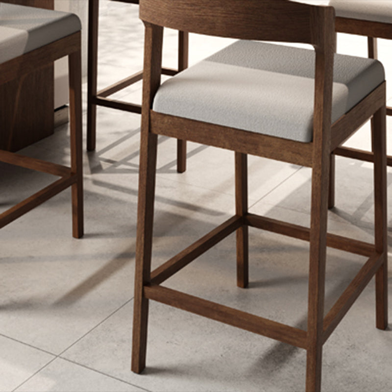 Industrial Style Rectangle Bar Table 1/2/5 Pieces Wood Bar Table Set for Kitchen