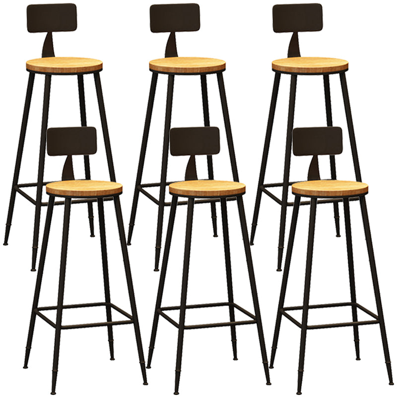 Contemporary Counter Bar Stool Low Back Counter Height Stools