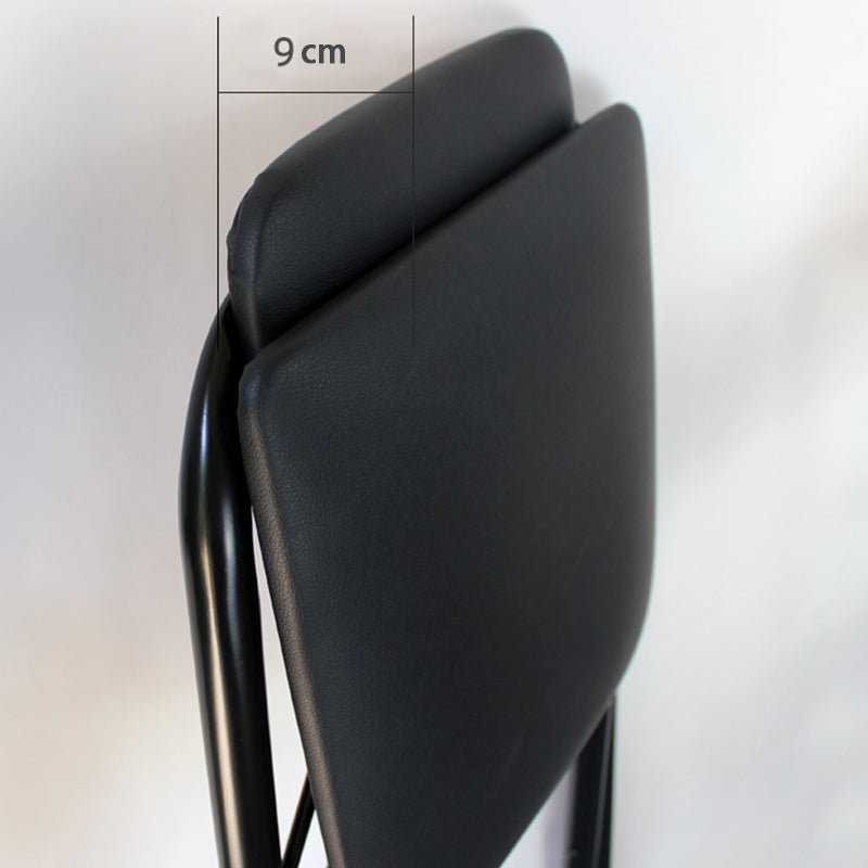Contemporary Dining Stools Folding Bar Stools with Metal Base