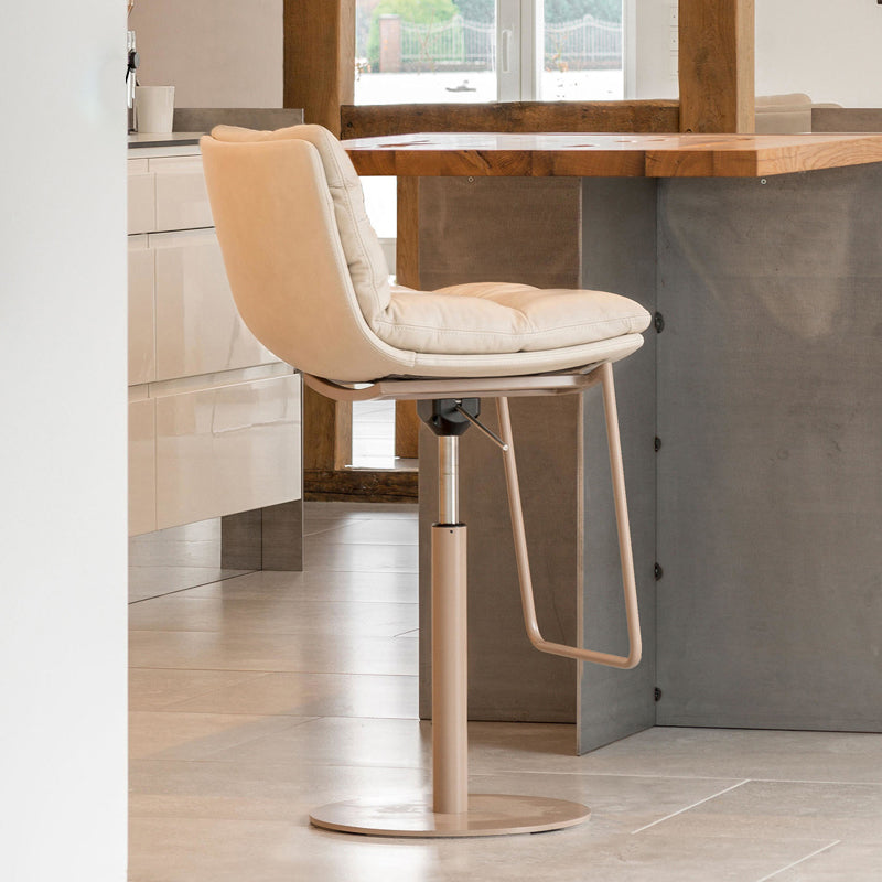 Industrial Adjustable Bar Stool Metal Counter Bar Stool for Home