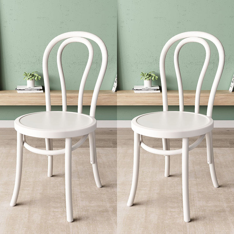 Wood Modern Style Side Chair Open Back Dining Chair for Dining Room