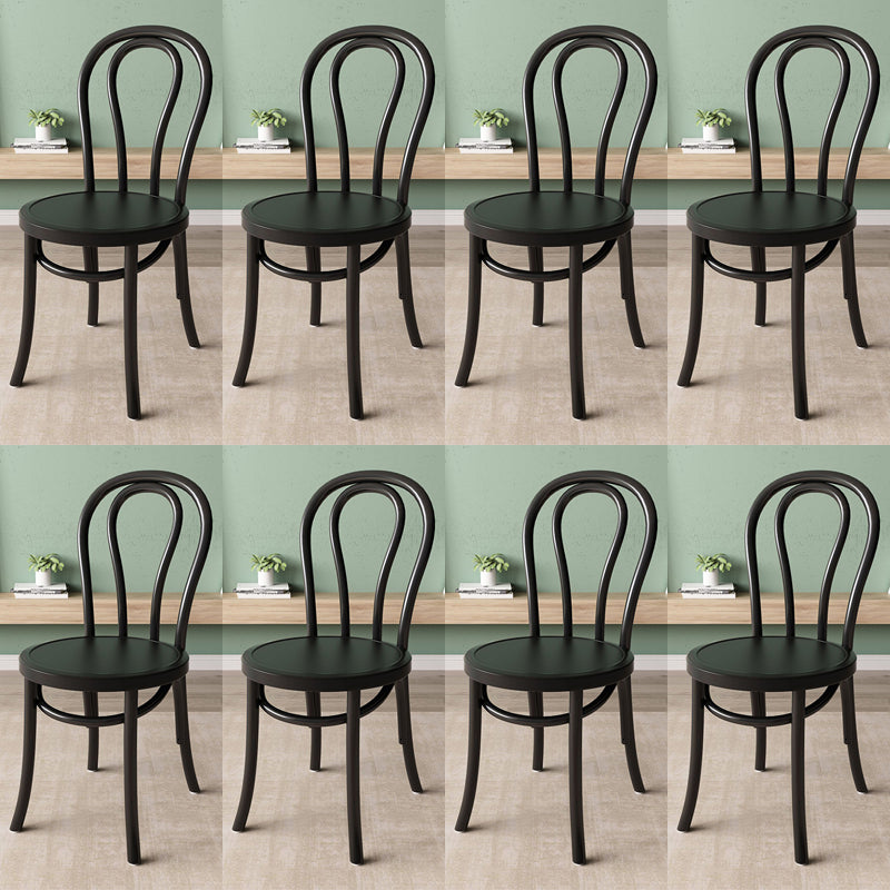 Wood Modern Style Side Chair Open Back Dining Chair for Dining Room