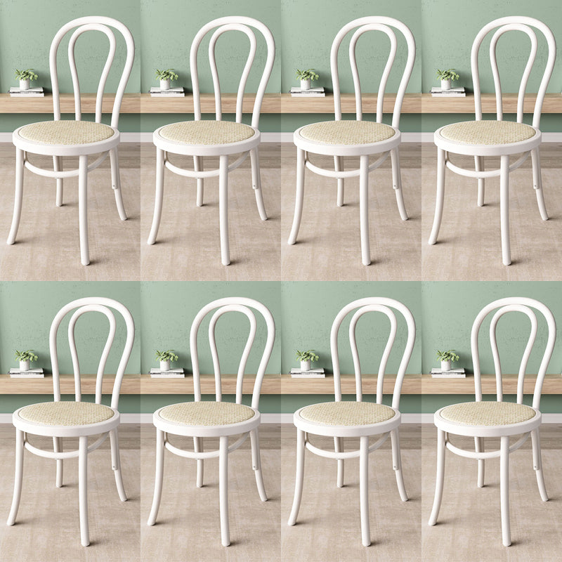 Wood Modern Style Side Chair Open Back Dining Chair for Dining Room