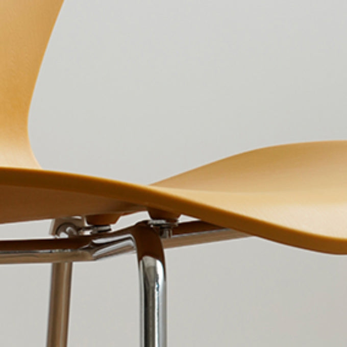 Modern Style Side Chair Plastic Indoor Dining Chair for Home